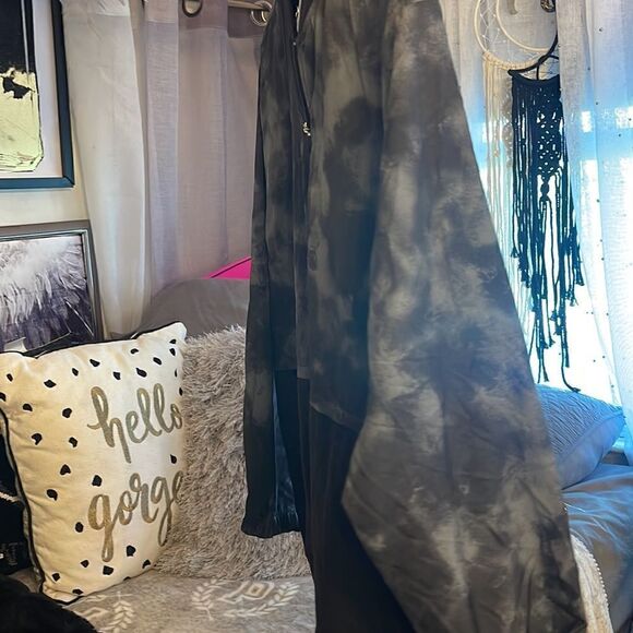 Tekgear plus size xxl/z2xl nylon zip up windbreaker jacket/coat - Picture 3 of 6